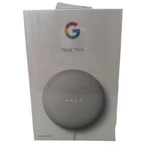 NWT Google Nest Mini (2nd Generation) Smart Speaker - Chalk